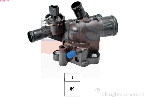EPS 1.880.719 - TERMOSTAT RENAULT 89C 2.0DCI