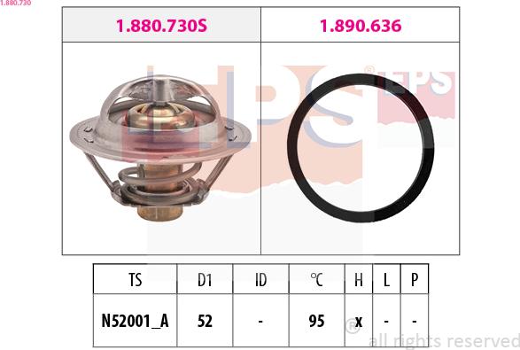 EPS 1.880.730 — Termostat, środek chłodzący