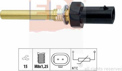 EPS 1.830.402 - CZUJNIK TEMP. PŁYNU CHŁODZĄCEGO OPEL ASTRA K 1.5 CRDI 19-