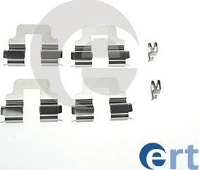 ERT 420031 — Zestaw akcesoriów, klocki hamulcowe