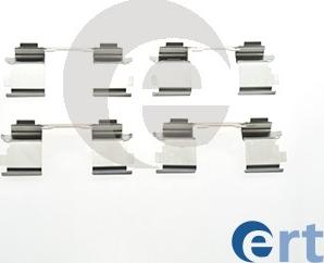 ERT 420026 — Zestaw akcesoriów, klocki hamulcowe