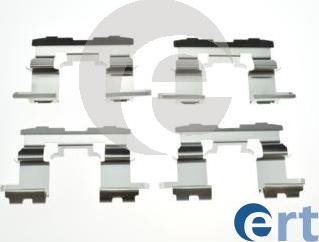 ERT 420215 — Zestaw akcesoriów, klocki hamulcowe