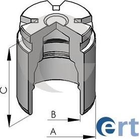 ERT 151171-C — Tłoczek, zacisk hamulca