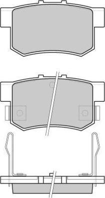 QUARO QP7537C - KLOCKI HAM. HONDA T. ACCORD -98--PRELUDE 96--LEGEND-CIVIC 97--SUZUKI-ROVER 600 QUARO SILVER CERAMIC