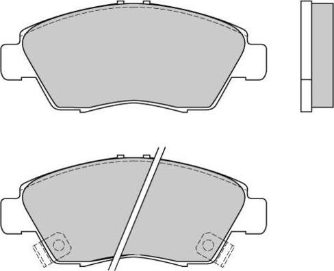 Hart 215 269 - KLOCKI HAMULCOWE PRZÓD