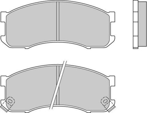 Blue Print ADM54222 - KLOCKI HAM. MAZDA P. 626 1.8-2.2 87-97