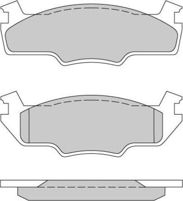 BOSCH 0 986 468 873 - Klocek hamulcowy kpl.