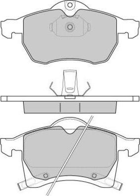 Meyle 025 230 5719/W - KLOCKI HAM. OPEL P. ASTRA-ZAFIRA 98- Z CZUJNIKIEM