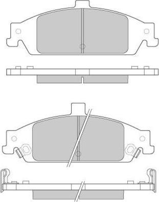 Hi-Q SP1269 - Klocek hamulcowy kpl.