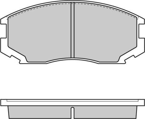 Delphi LP1594 - Klocek hamulcowy kpl.