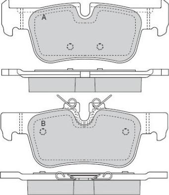 Textar 2533101 - KLOCKI HAM. BMW T. 2-I3-X1 13-