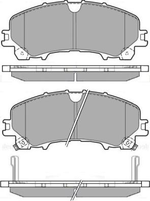 ABE C11104ABE - Klocek hamulcowy kpl.