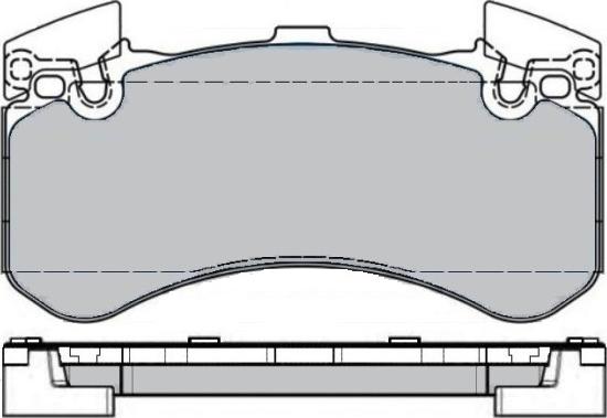 Textar 2484701 - KLOCKI HAM. AUDI P. A8 09--S6 TARCZA 400MM PR 1LN