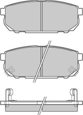 BENDIX Braking BPD2085 - KLOCKI HAMULCOWE TYŁ