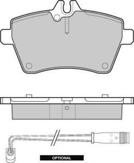 FEBI Bilstein 16536 - Klocek hamulcowy kpl.