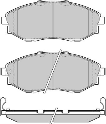 Meyle 025 248 6417/W - KLOCKI HAM. CHEVROLET P. EPICA 06- Z CZUJNIKIEM
