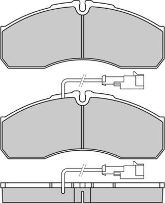 FEBI Bilstein 116407 - Klocek hamulcowy kpl.
