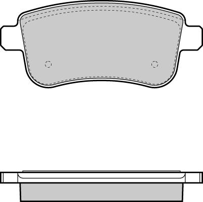 FEBI Bilstein 16784 - Klocek hamulcowy kpl.