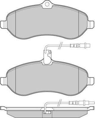 QUARO QP8332 - KLOCKI HAM. CITROEN P. JUMPY-SCUDO-EXPERT 07-