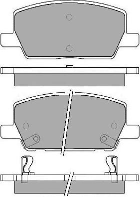 Textar 2231102 - KLOCKI HAM. OPEL P. MOKKA 1.4-1.8 12-