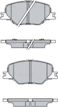 BOSCH 0 986 424 868 - KLOCKI HAMULCOWE PRZÓD