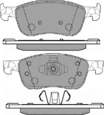 FEBI Bilstein 116238 - Klocek hamulcowy kpl.