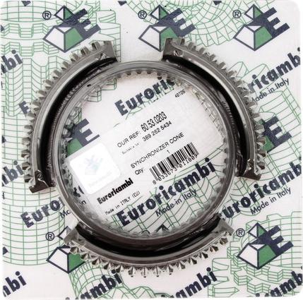 Euroricambi 60530203 — Stożek synchronizatora, koło biegu
