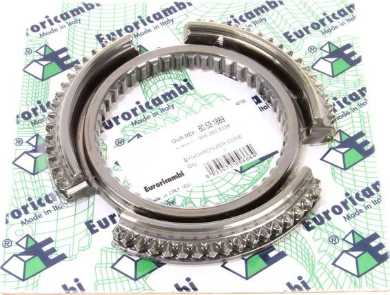 Euroricambi 60531889 - Stożek synchronizatora