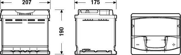 Exide EA530 - Akumulator