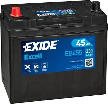 Exide EB455 — Akumulator