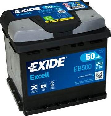 Exide EB500 — Akumulator