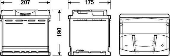 Exide EB500 - Akumulator