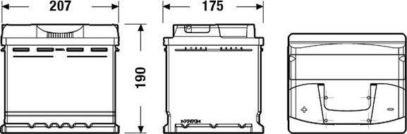 Exide EB501 - Akumulator