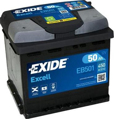 Exide EB501 — Akumulator
