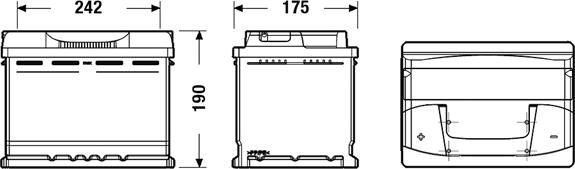 Exide EB621 - Akumulator