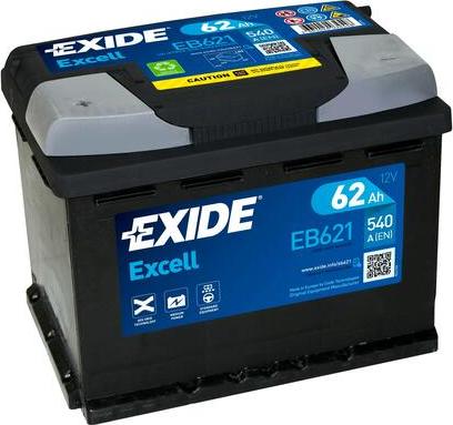 Exide EB621 — Akumulator