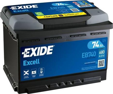 Exide EB740 — Akumulator