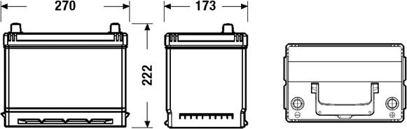Exide EB704 - Akumulator