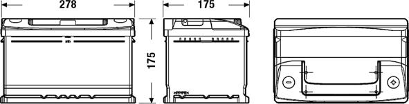 Exide EC652 - Akumulator