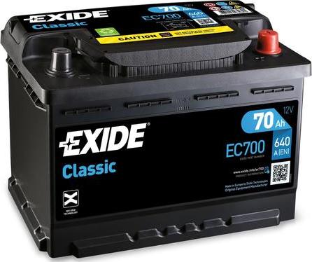 Exide EC700 — Akumulator