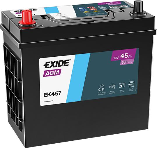 Exide EK457 — Akumulator