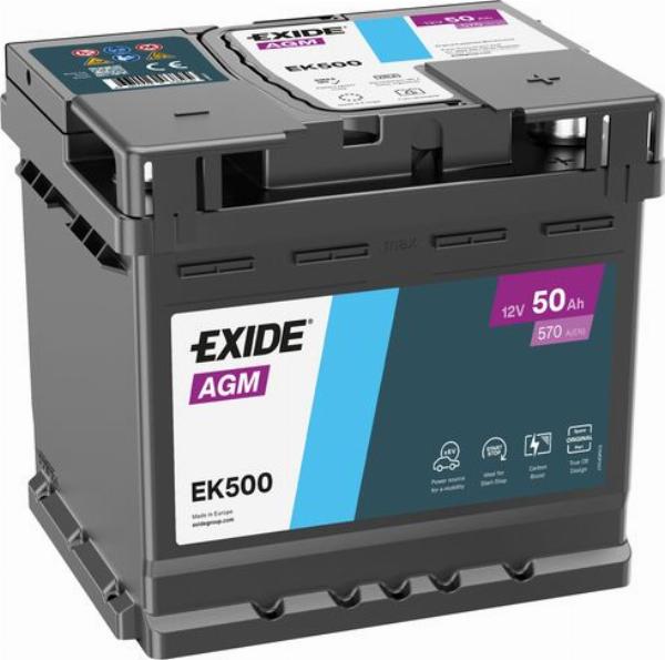Exide EK500 - Akumulator