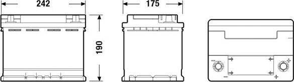 Exide EK620 - Akumulator