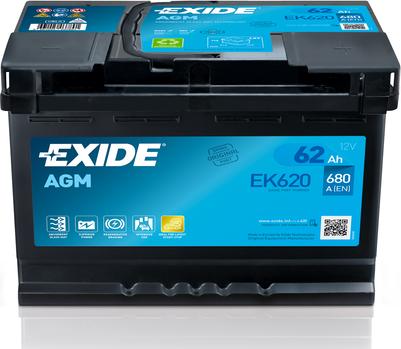 Exide EK620 — Akumulator