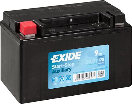 Exide EK091 - Akumulator