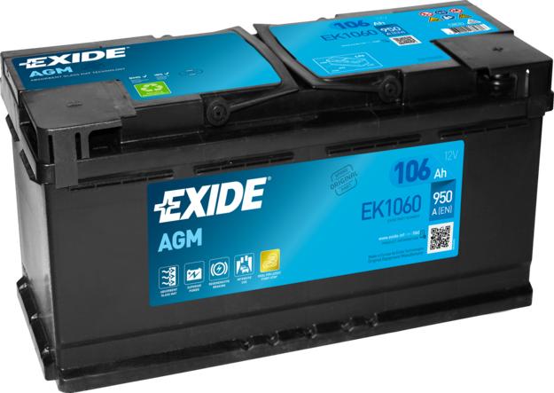 Exide EK1060 — Akumulator
