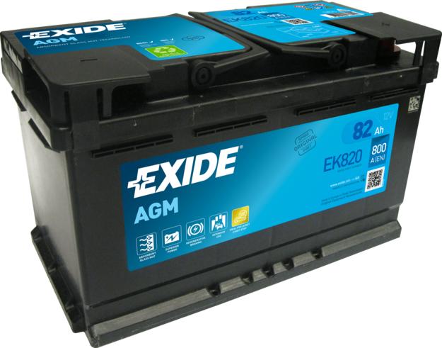 Exide EK820 — Akumulator