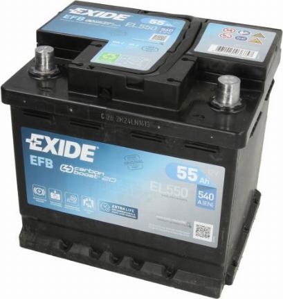 Exide EL550 — Akumulator