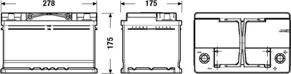 Exide EL652 - Akumulator