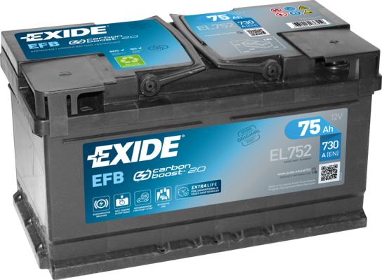 Exide EL752 — Akumulator